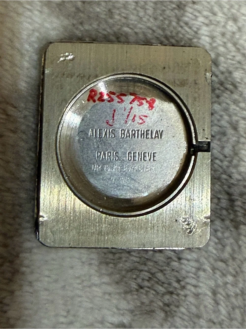 Vintage Alexis Barthelay for Tiffany & Co. 18K Gold & Steel Tank Watch
